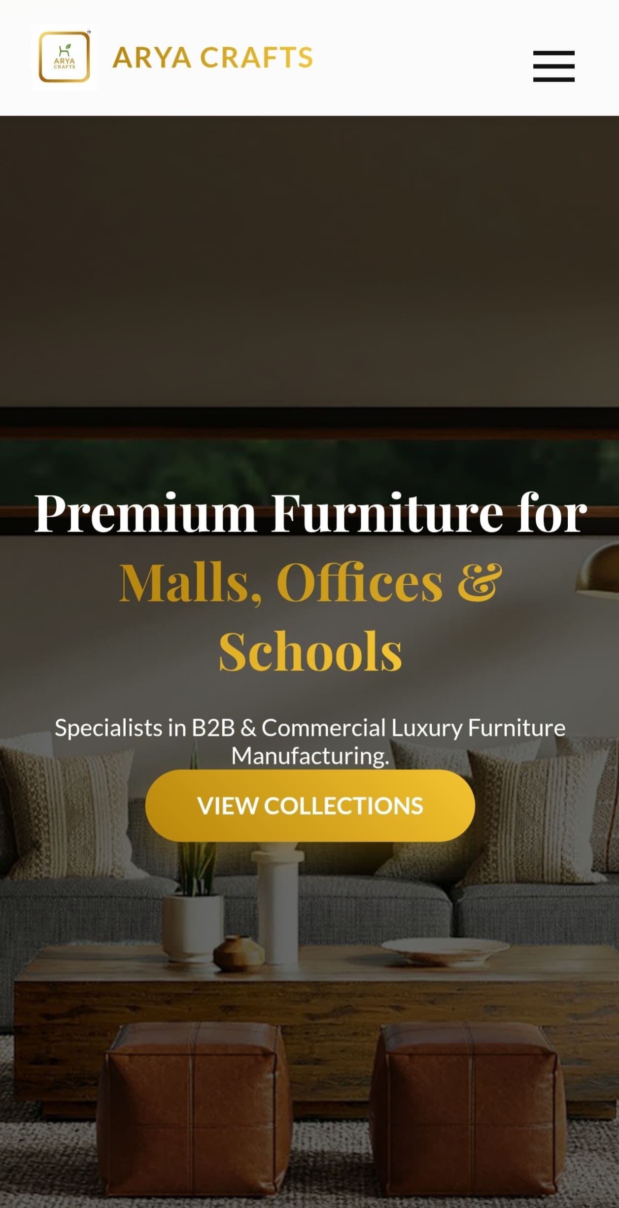 Arya Crafts E-Commerce Website Design